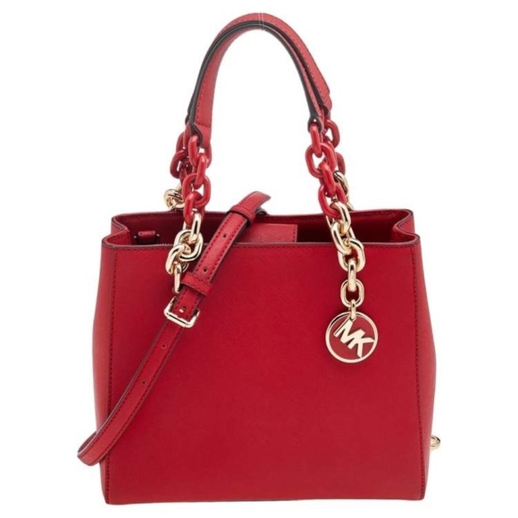Michael Kors Cynthia Small North South Satchel NWT - Picture 1 of 8
